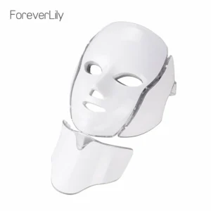 Air Bag-7 Colors Light LED Facial Mask With Neck Skin Rejuvenation Face Care Treatment Beauty Anti Acne Therapy Whitening