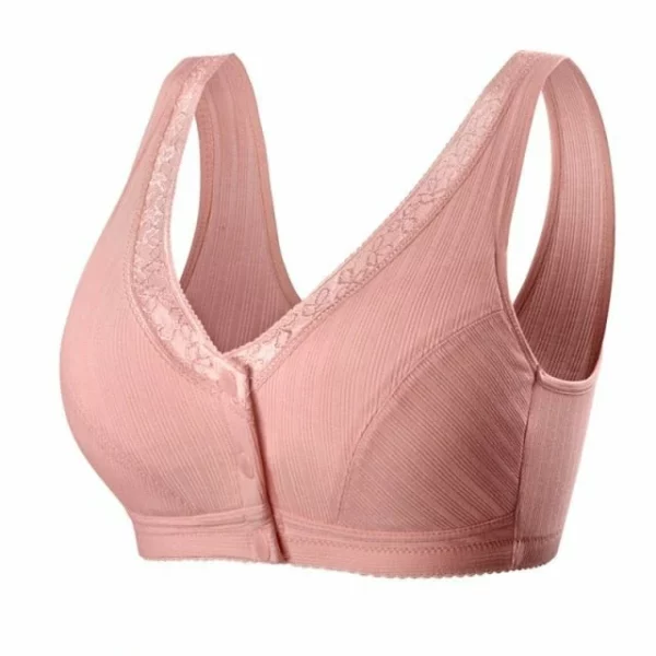 Pure Cotton Non-steel Ring Breathable Comfortable Large Size Bra