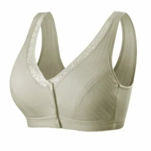 Pure Cotton Non-steel Ring Breathable Comfortable Large Size Bra