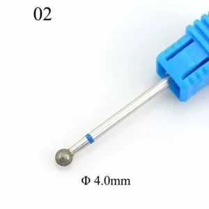 1Pc Diamond Nail Drill Ball Rotary Bit Eletric Milling Cutter Files 5.0mm Manicure Burr Cuticle Clean Polish Machine Accessory