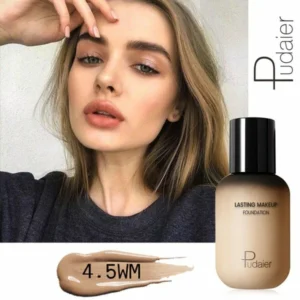 Pudaier 40ml Matte Makeup Foundation Cream For Face Professional Concealing Make up Liquid Long-lasting Cosmetics