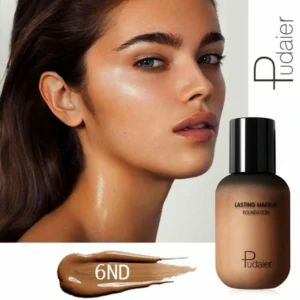 Pudaier 40ml Matte Makeup Foundation Cream For Face Professional Concealing Make up Liquid Long-lasting Cosmetics