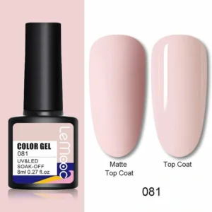 LEMOOC 8ml Nail Gel Polish Hot Selling Colors For Soak Off Semi Permanent Hybrid Nail Art Prime Gel Varnish varnish