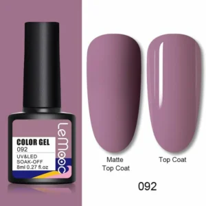 LEMOOC 8ml Nail Gel Polish Hot Selling Colors For Soak Off Semi Permanent Hybrid Nail Art Prime Gel Varnish varnish