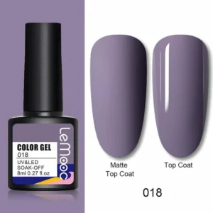 LEMOOC 8ml Nail Gel Polish Hot Selling Colors For Soak Off Semi Permanent Hybrid Nail Art Prime Gel Varnish varnish