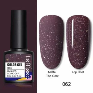 LEMOOC 8ml Nail Gel Polish Hot Selling Colors For Soak Off Semi Permanent Hybrid Nail Art Prime Gel Varnish varnish