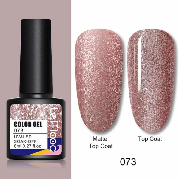 LEMOOC 8ml Nail Gel Polish Hot Selling Colors For Soak Off Semi Permanent Hybrid Nail Art Prime Gel Varnish varnish