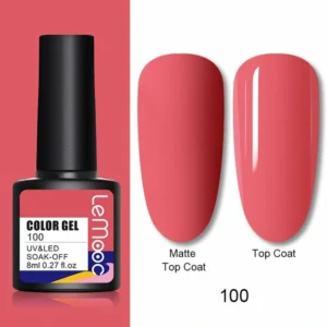 LEMOOC 8ml Nail Gel Polish Hot Selling Colors For Soak Off Semi Permanent Hybrid Nail Art Prime Gel Varnish varnish