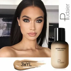 Pudaier 40ml Matte Makeup Foundation Cream For Face Professional Concealing Make up Liquid Long-lasting Cosmetics