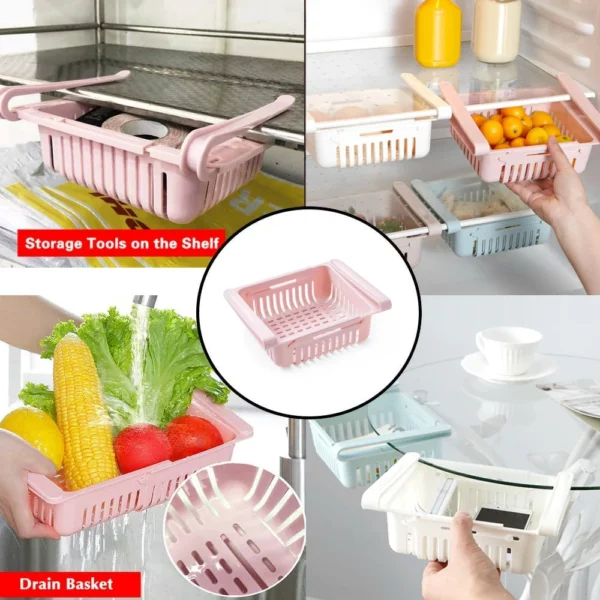 (🔥HOT SALE NOW-50% OFF)Refrigerator storage rack - Buy 2 Get Extra 10% OFF