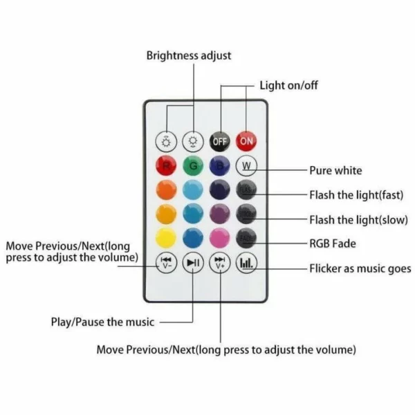 TuneGlow™ Smart 2-In-1 Color Changing LED Light With Wireless Bluetooth Speaker