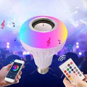 TuneGlow™ Smart 2-In-1 Color Changing LED Light With Wireless Bluetooth Speaker