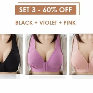 #1 Plus Size Sexy Push Up Bra Front Closure Solid Color Brassiere !!