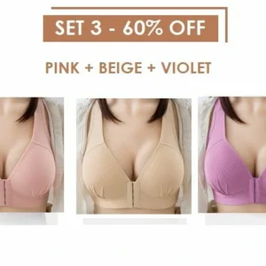 #1 Plus Size Sexy Push Up Bra Front Closure Solid Color Brassiere !!