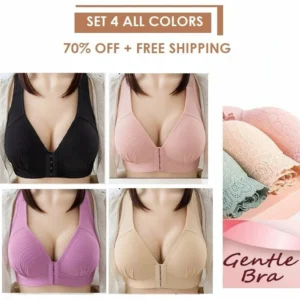 #1 Plus Size Sexy Push Up Bra Front Closure Solid Color Brassiere !!