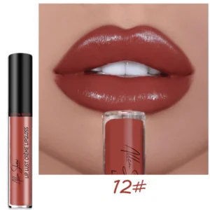 70%OFF--12 Color Cream Texture Lipstick Waterproof