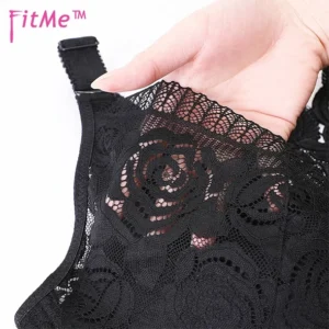 FITME®: ROSE EMBROIDERY FRONT CLOSURE WIREFREE BRA