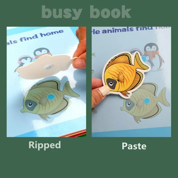 Montessori Busy Book For Kids To Develop Learning Skills - Image 13