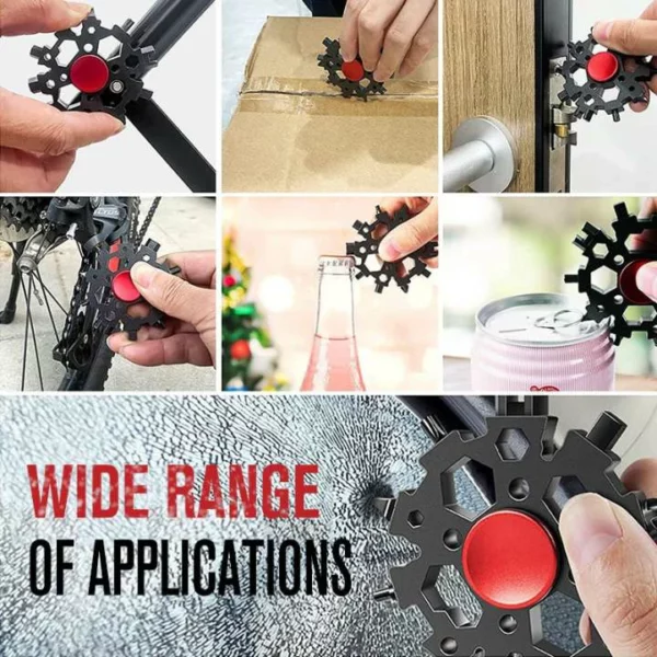 Fingertip Gyro Multifunctional Snowflake Wrench