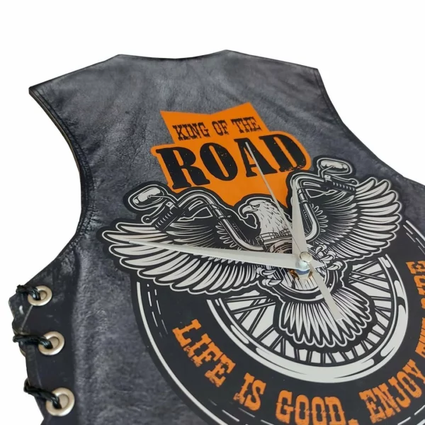 Harley Vest Wall Clock (Gifts for riders)