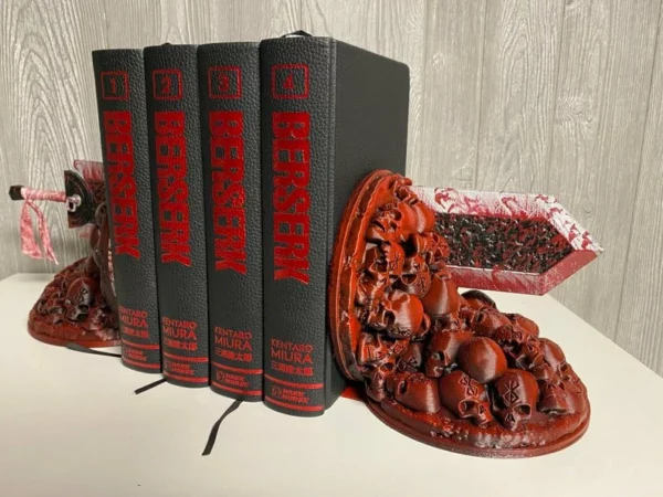 Berserk Bookends - Dragonslayer - Berserk Fan Art Book Ends