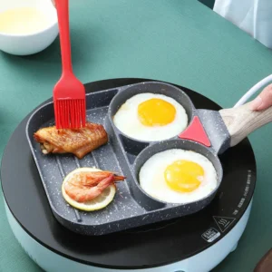 (🔥 HOT SALE🔥)2 Hole Non-stick Frying Pan For Burger Eggs Ham — Cooking Breakfast