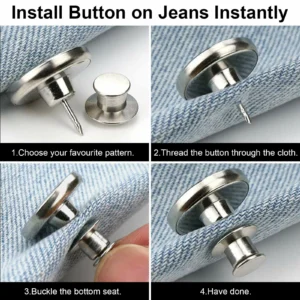 (🎉EARLY NEW YEAR SALE - 48% OFF) Button Pins for Jeans(Set/8Pcs)