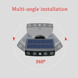 (Winter Sale- 50% OFF！) Solar Led Lamp 250W / 6000K