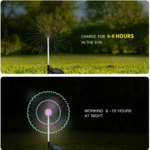 Buy Now 49% OFF--Waterproof Solar Garden Fireworks Lamp