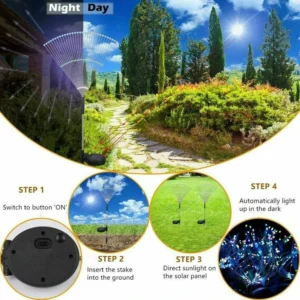 Buy Now 49% OFF--Waterproof Solar Garden Fireworks Lamp