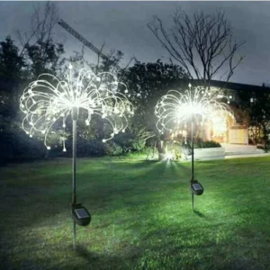 Buy Now 49% OFF--Waterproof Solar Garden Fireworks Lamp