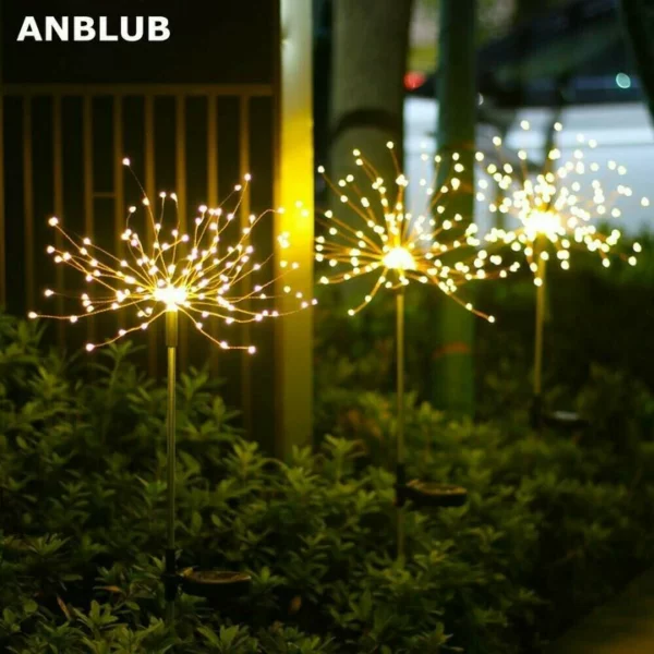 Buy Now 49% OFF--Waterproof Solar Garden Fireworks Lamp