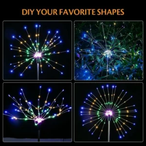 Buy Now 49% OFF--Waterproof Solar Garden Fireworks Lamp