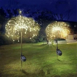 Buy Now 49% OFF--Waterproof Solar Garden Fireworks Lamp