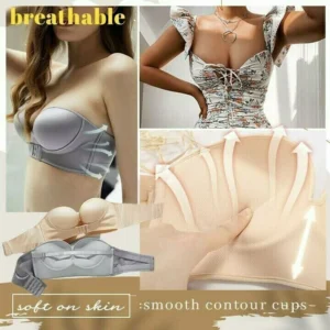 🔥Buy 1 Get 1 Free today🔥-Invisible Strapless Super Push Up Bra