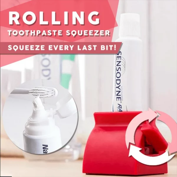 (🎁50% OFF NOW)Rolling Toothpaste Squeezer, Buy 3 Get 1 Free