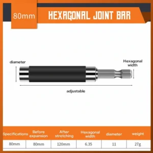 TELESCOPIC HEXAGONAL JOINT BAR