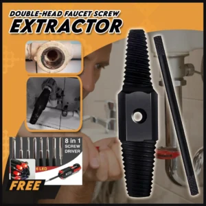 Double-Head Broken Screw Extractor (FREE MULTI-SCREWDRIVER)