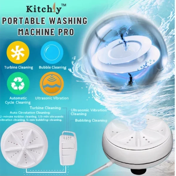 Kitchly™ PORTABLE WASHING MACHINE