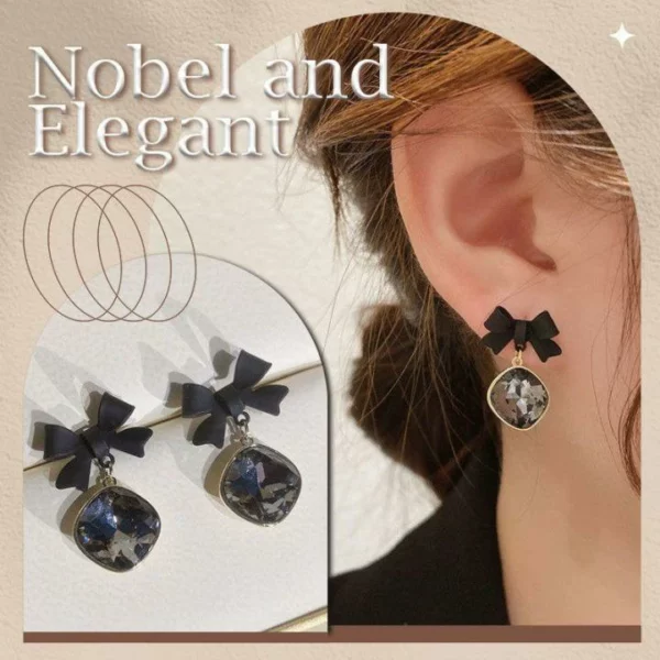 ✨Hot Sale✨Fashion Bow Snowflake Earrings