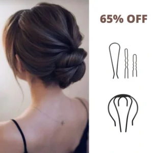 Cecillia™ - Messy Updo Low Bun Wedding Hairstyle