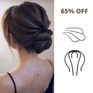 Cecillia™ - Messy Updo Low Bun Wedding Hairstyle