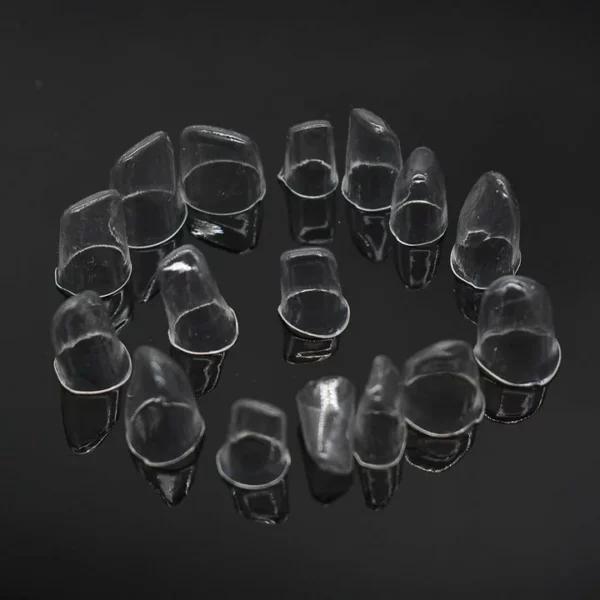 64pcs Dental Anterior Transparent Crowns