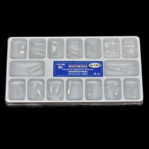 64pcs Dental Anterior Transparent Crowns