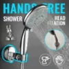 Removable Hands-Free Shower Head Fixation