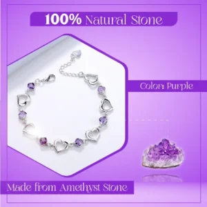 Pure Amethyst Elegant SlimFit Bracelet