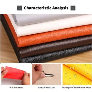 Self-Adhesive Leather Refinisher Cuttable Sofa Repair