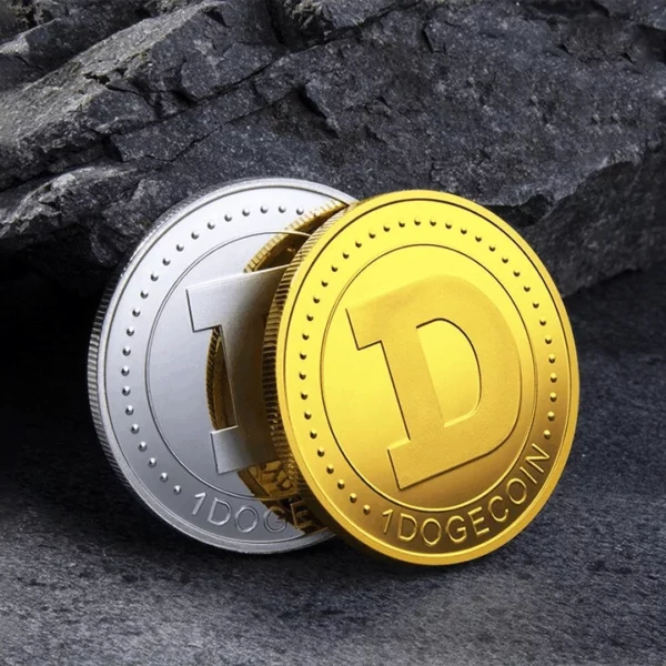 DOGECOIN UV COLOR PRINTING DOGECOIN NEW COMMEMORATIVE COIN