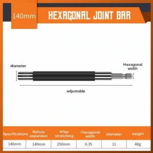 TELESCOPIC HEXAGONAL JOINT BAR（50% OFF）