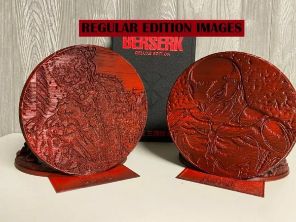 Berserk Bookends - Dragonslayer - Berserk Fan Art Book Ends